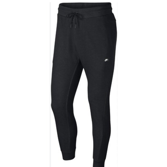 Nike Other - Nike Sportswear Optic Fleece Joggers Black Heather Pants Men's Size Medium